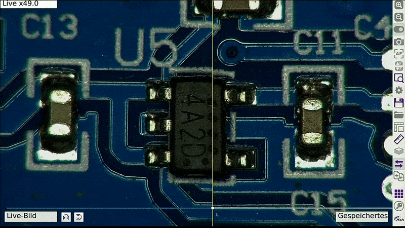 ASH Digitalmikroskop Funktion Referenz Vergleich